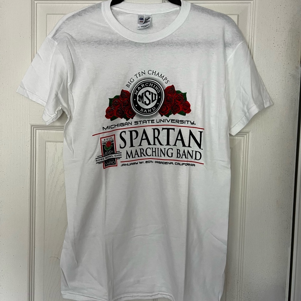 MSU Spartan Marching Band 2014 Rose Bowl T-shirt